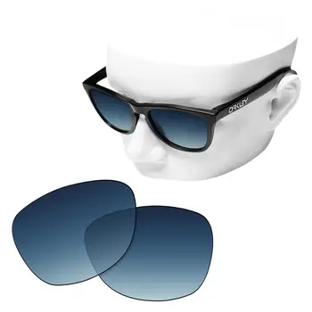 OOWLIT Polarizované Náhradné Šošovky Blue Gradient pre-Oakley Frogskins slnečné Okuliare 0
