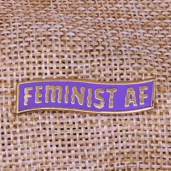 Feministické AF dámske práva pevného smalt pripnúť odznak citácie rodovej rovnosti najlepší priateľ dar brošňa Škaredé Ženy 0