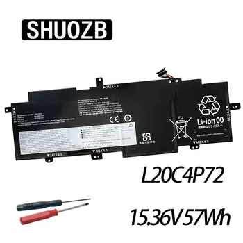 SHUOZB 15.36 V 57Wh 3711mAh L20M4P72 Notebook Batéria Pre Lenovo Thinkpad L20C4P72 L20L4P72 L20D4P72 Série SB10W51916 Bezplatné Nástroje 0