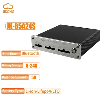JK SMART BMS Lifepo4 Batérie 8S 13S 16S 17S 24S 5A Supercapacitor Aktívne Saldo Rada Li-Ion LTO 18650 Bluetooth Camping Jikong 0