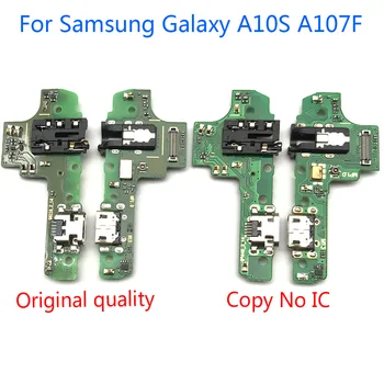 USB Nabíjací Dock konektor typu Jack pre Socket Port Konektor Poplatok Rada Flex Kábel Pre Samsung Galaxy A10S A107F