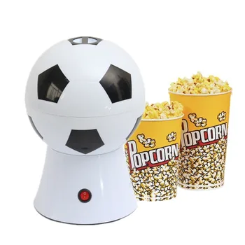 220V Futbal Popcorn Stroj Mini Domácnosti Automatické teplovzdušné DIY Popcorn Maker Stroj Tvorivé Malé Puffing Stroj 0