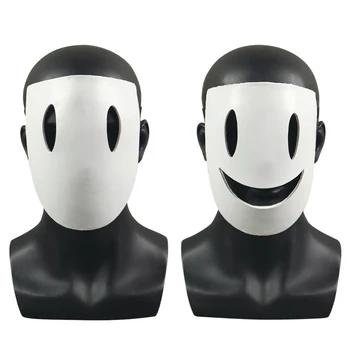 Vysoký Nárast Invázie Tenku Shinpan Biela Sniper Úsmev Maska Cosplay Halloween Masky Latex 0