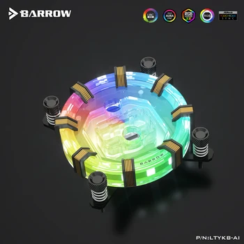Barrow LTYKB-AI Pre Intel Socket LGA115X/1200/1700/X99/X299 Aurora Limited Edition Micro Vodnej Vodné Chladenie CPU Blok