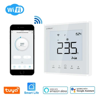 Tuya, klimatizácia, Inteligentný Termostat Pre Google Home /Alexa WIFI Strednej Teplote Miestnosti Pre Nastaviteľné Digitálne
