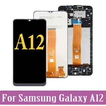 Original Displej Na Samsung Galaxy A12 LCD SM-A125F A125 A125M A125U Displej Dotykový Displej Nahradenie Digitalizátorom. Montáž