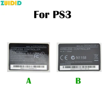 ZUIDID 1pcs Pre PS3 Nahradenie Rukoväť Nálepka pre PS3 Wireless rukoväť Radič späť označenie A B Bývania Shell Nálepky