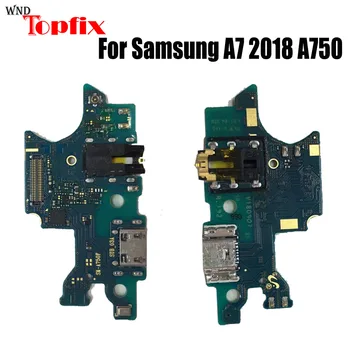 Pre Samsung Galaxy A7 2018 Nabíjací Port Flex Kábel Náhradné Diely USB Dock Nabíjačku Flex Kábel Pre Samsung a750 Nabíjací Port