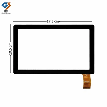 7inch Black pre ATOUCH A32 Tablet PC Kapacitný Dotykový Displej Digitalizátorom. Snímač Vonkajšej Sklenený Panel