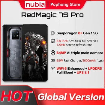 Globálna Verzia Nubia RedMagic 7S Pro MobilePhone 6.8