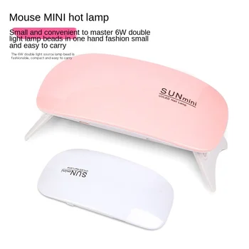 Klinec Sušenie Žiarovka 6w Mini na Nechty, Vlasy Biele, Ružové a UV LED Lampy Prenosné USB Rozhranie Veľmi Vhodné Pre Použitie Doma, Nechty, Vlasy