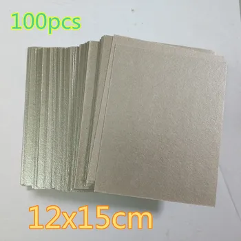 100ks 12*15 cm Náhradných dielov pre mikrovlnné rúry sľudy mikrovlnná sľudy listy mikrovlnná rúra dosky 0