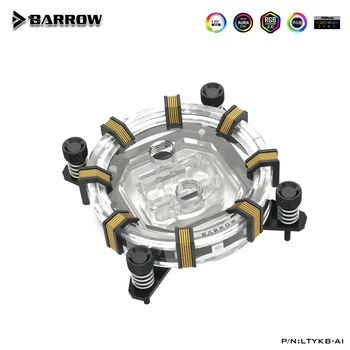 Barrow LTYKB-AI LTYKBA-ARK CPU Blok Vodného Chladenia Pre INTEL LGA115X 1200 1700 X99 X299 G1/4 5V Počítač Prípade Split Chladič