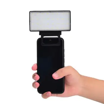 Krásy Strieľať Mini Video LED Vyplniť Ľahký Prenosný Telefón Vyplniť Svetla vstavaná Batéria Pre Fotoaparát Studio Mobilného Telefónu Bliká