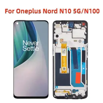 Pôvodné Nord N100 s LCD Oneplus Nord N10 5G LCD Displej S Rámom 6.49