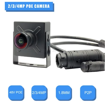 MINI IP Kamera 2MP 3MP 4MP P2P Onvif H. 265 Široký Uhol CCTV Video Security Malé POE Fotoaparát XMEYE ICSEE Micro IPCam