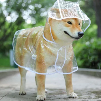 Francúzsky Buldog Transparentné Pršiplášť Psa Oblečenie pre Malých Psov, Oblečenie Čivava, Nepremokavé Hoodies Pes Príslušenstvo PC1570
