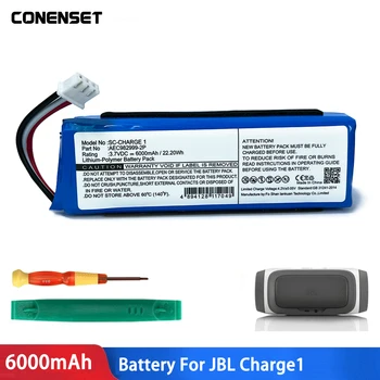 Pôvodné AEC982999-komã © tou je 2p Náhradné Batérie Pre JBL Charge 1 Bezdrôtové Bluetooth Reproduktor batérie