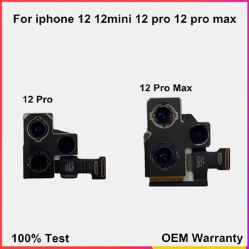 Originálne Zadný Fotoaparát Pre iphone 12 12 mini Zadná Kamera Zadný Hlavné Objektív Flex kábel diely Pre iphone 12 Dec 12 Pro Max 13 13 mini