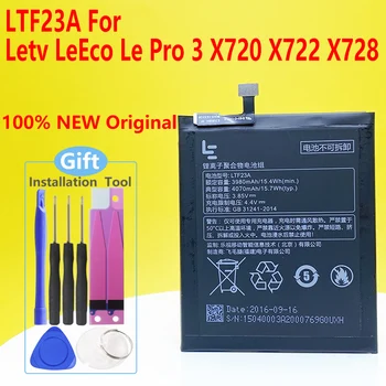 Nový, Originálny LTF23A 4070mAh Batérie Pre Letv LeEco Le Pro 3 X720 X722 X728 X727 X725 Mobilný Telefón+Sledovacie Číslo