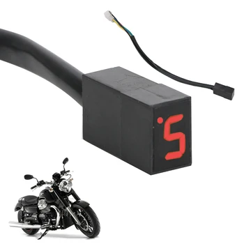 Gear Indikátor Motocykel radiacej Páky Senzor Univerzálne 5 Gears Náhradné LED Displej