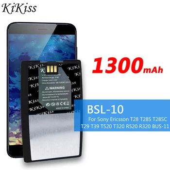 KiKiss BSL10 BSL-10 1300mAh Batérie pre Sony Ericsson T28 T28S T28SC T29 T39 T520 T320 R520 R320 AUTOBUSOM-11 Batérie s Vysokou Kapacitou