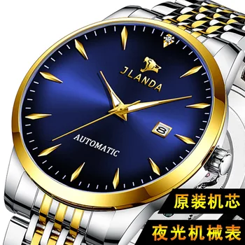 Luxusné Hodinky 2021 Nové Populárne Hodinky Svetelný Automatické Podnikanie Mužov Nepremokavé pánske Hodinky Reloj De Mujer