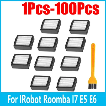 1pcs-100ks Výmeny Hepa Filtre Kompatibilný S I7 Pre IRobot Roomba I7+ E5 E6 Vysávač Súpravy, Hepa Filter, Príslušenstvo