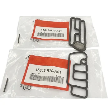 2 kusy VTEC Vhodné pre Honda Accord Hlavy Valca Elektromagnetický Ventil Pad 15815-R70-A01 Filter, Tesnenie Podložka 15845-R70-A01 - Balené 0
