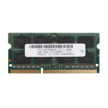 DDR3 2GB Notebook Pamäte Ram 2RX8 PC3-8500S 1066Mhz 204Pin 1,5 V Notebook RAM