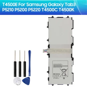Pre Náhradné Batérie Samsung T4500C T4500E T4500K pre Samsung GALAXY Tab3 P5210 P5200 P5220 Tablet Batérie 6800mAh