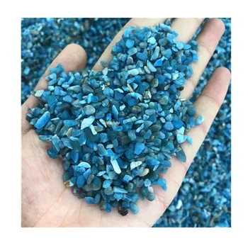 Prírodné Modré Apatitu Čipy Crystal Štrky Liečivé Kamene Pre Home Decor