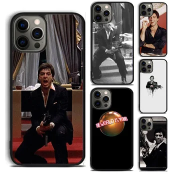 Tony Montana Scarfaces Al Pacino telefón puzdro Pre iPhone 14 6 7 8 Plus X XR XS SE2020 Apple 11 12 13 mini Pro Max coque