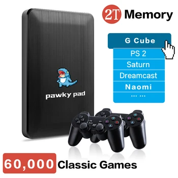 Pawky Pad Retro Video Hry 4K 3D Herné Konzoly pre G-Cube/Saturn/PS2/Naomi 60000+ Hry pre Windows 107 Klasické Herné Série 0