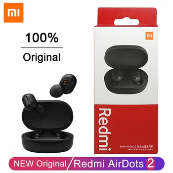 Pôvodný Xiao Redmi Airdots 2 Fone Bezdrôtové Slúchadlá In-Ear Stereo Slúchadlá Bluetooth Slúchadlá s Mikrofónom Airdots 2 Headset