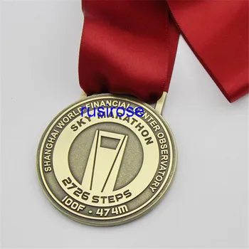 Starožitný obojstranný globálneho zdravia medaila medaila vlastné, pôvodné priame vlastné športové medaila