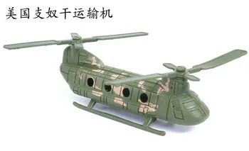 Moderné Americké vojenské scény zariadenia, Chinook dopravných lietadiel, krídla, plastové modely, piesok tabuľka model
