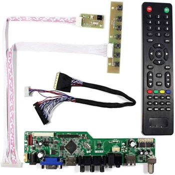Nový Monitor Držiak pre LTN156AT02 LTN156AT02-A04/D01/D04/T01/L01/D09/P01 TV+HDMI+VGA+AV+USB, LCD, LED displej Regulátora Rada Ovládač 0