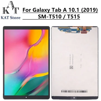 Kompatibilné Pre Samsung Galaxy Tab 10.1 (2019) SM-T510 / T515 Dotykový LCD Digitalizátorom. Montáž Náhradný Diel + Nástroje