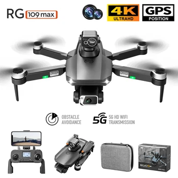 RG109 Max Drone 4K HD Kamery GPS Striedavý Motor 360 ° Prekážkou Vyhýbanie Optický Tok Polohy Letecké Fotografie Quadcopter