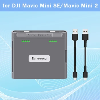 Nabíjačka pre DJI Mavic Mini SE/Mavic Mini 2 Drone Nabíjania Batérie Hub Rýchlo Inteligentná Nabíjačka s USB Portom