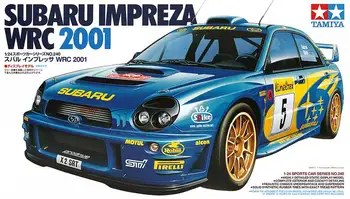 Tamiya 24240 1/24 zmenšený Model Rally Auta Subaru Impreza WRC 2001 GDB R. Popáleniny