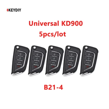 5 ks/veľa B21-4 KEYDIY Univerzálny pre KD900/URG200 Mini KD KD-X2 4 Tlačidlo Diaľkové Ovládanie KD Diaľkové Kľúča Vozidla B21 - 4