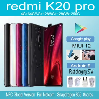 Smartphone redmi Xiao k20 pro /9T PRO NFC Redmi mobilné 6GB 128GB Snapdragon 855