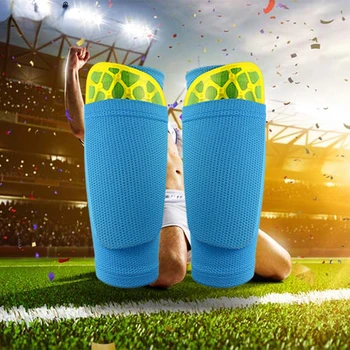 1 Pár Futbal Ochranné Ponožky s Vrecko na Futbal Holenná Podložky Nohu Rukávy Podporu Shin Stráže Dospelých Detí Podpora Ponožky