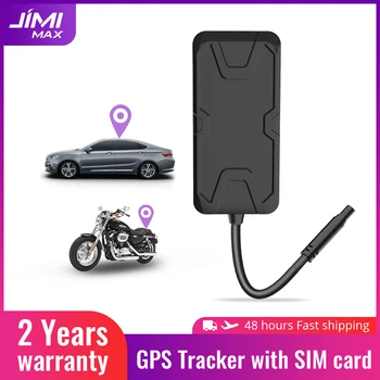 JIMIMAX JM-C21 GPS Tracker Pre Vozidlá 2G/4G Auto Sledovacie Zariadenie, 9-90V MiniTrack So SIM Kartu, Vodotesná Zastavenie Motora Free APP