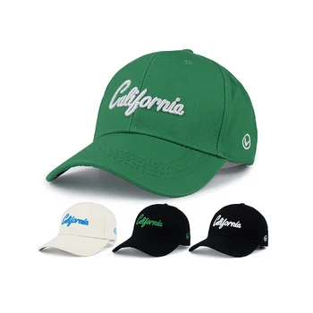 Nové Mens Baseball Cap 3d California Výšivky Otec Klobúk 100% Bavlna Zelená Snapback Čiapky Kpop Ženy Streetwear Klobúk Hip Hop Čiapky