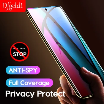 3D Zakrivené Anti-spy Tvrdeného Skla pre Samsung Poznámku 10 9 8 ochrana Osobných údajov Sklo Screen Protector Fólia pre Galaxy S20 S10 S9 S8 Plus S10e