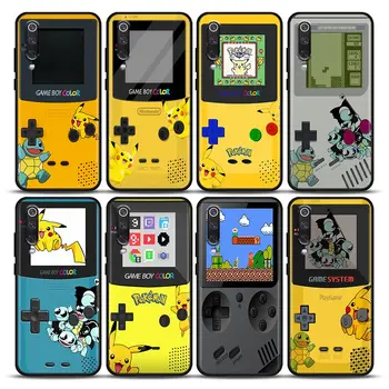Game-Boy Herné Farba Pokémon Pikachu Telefón puzdro pre Xiao Mi 9 9T SE Mi 10 TON 10S MiA2 Lite CC9 Pro Poznámka 10 Pro 5 G Mäkkého Silikónu