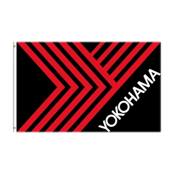 3x5Ft Yokohamas Vlajka Pretekárske Auto Vytlačené Banner Pre Decor